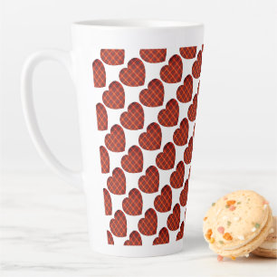 Grand mug à cœurs chauds