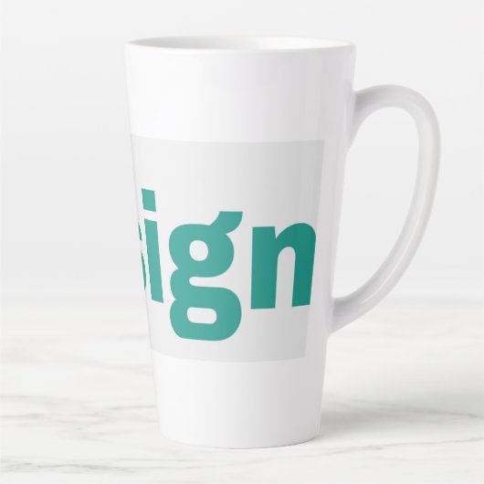 Grand Mug à Latte 17oz (Droite)