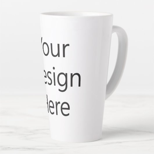 Grand Mug à Latte 17oz (Angle droit)