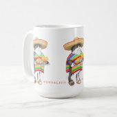 Grand Mug Blanc Classique WENDELITO (Devant gauche)