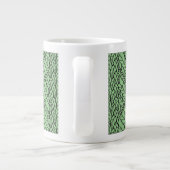 Grand mug blanc SAGE ARGYLE TRICOTÉ (Dos)
