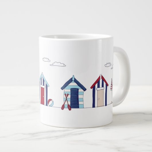 Grand Mug - Cabines de Plage (Devant droit)
