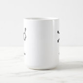 Grand Mug - Caféine = Bonheur (Centre)