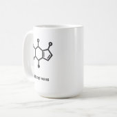 Grand Mug - Caféine = Bonheur (Devant gauche)