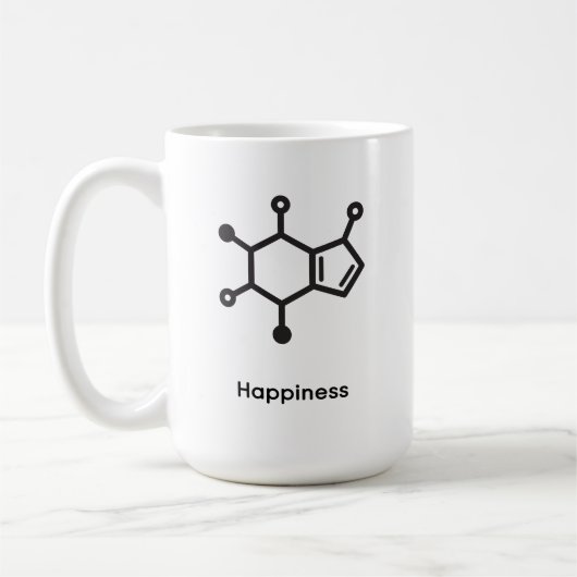 Grand Mug - Caféine = Bonheur (Gauche)