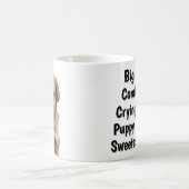 Grand Mug Chien Console Bébé Chien Qui Pleure (Centre)