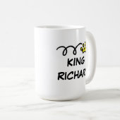 Grand mug de café extra large taille roi avec cour (Devant droit)