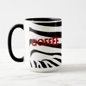 Grand Mug de Café Sauvage (noir) (Gauche)