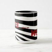 Grand Mug de Café Sauvage (noir) (Centre)