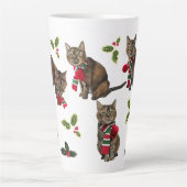Grand Mug de Noël Chat (Devant)