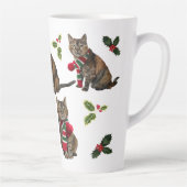 Grand Mug de Noël Chat (Droite)