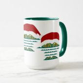 Grand Mug de Noël Croc (Devant droit)