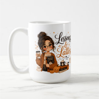 Grand Mug de professeur Halloween Drôle Latte Surn