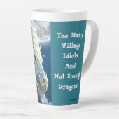 Grand Mug Drôle Dragon (Angle droit)