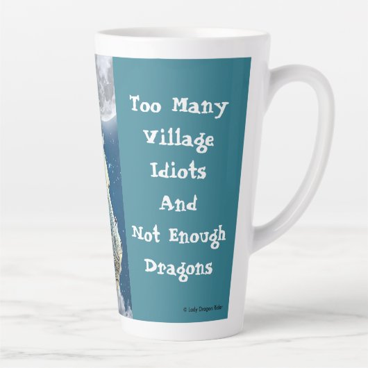 Grand Mug Drôle Dragon (Droite)