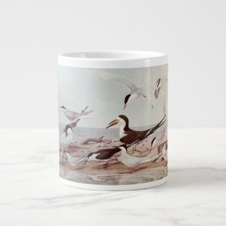 Grand mug en céramique Terns et oiseaux Merssenger