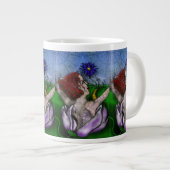 Grand mug Fleur au loin (Devant droit)