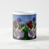 Grand mug Fleur au loin (Devant)