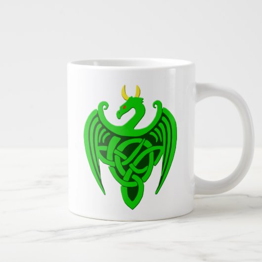 Grand Mug Green Dragon Celtique (Droite)