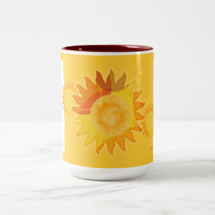 Grand Mug Jaune Ensoleillé