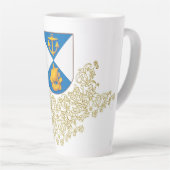 Grand mug JFN pour latte (Angle droit)