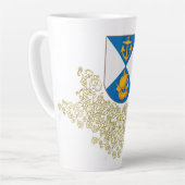 Grand mug JFN pour latte (Angle gauche)