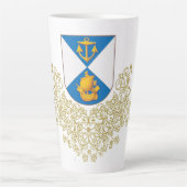 Grand mug JFN pour latte (Devant)