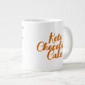 Grand Mug Micro-ondes (Recette de Gâteau Keto au C (Devant droit)