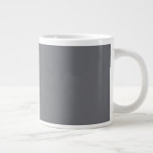 Grand Mug Personnalisé Gris C19 Drôle Original (Droite)