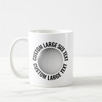 Grand Mug Personnalisé pour le Golf 330ml