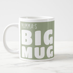 Grand Mug Personnalisé Vert Pâle C22 Drôle Origina