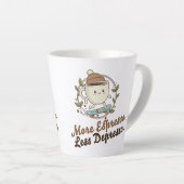 Grand Mug - Plus d'Espresso. Moins de Dépresso. (Angle droit)