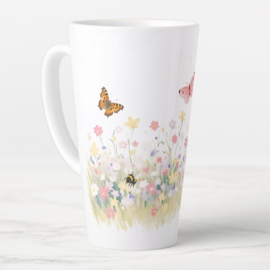 Grand mug Prairie d'été (Angle gauche)