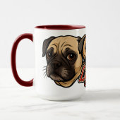 Grand Mug Pug par Phil Elmore (Gauche)