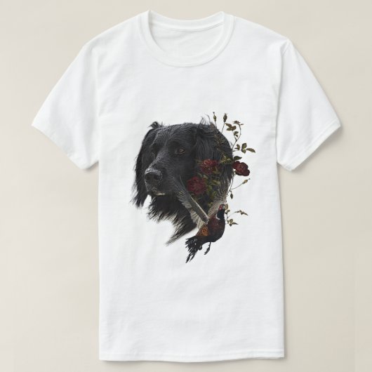 Grand Munsterlander avec T-shirt faisan (Design devant)