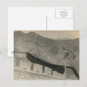 grand mur de la carte postale chinoise (Devant / Derrière)