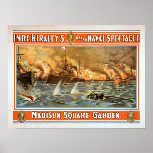 Grand Naval Spectacle Madison Square Garden Poster (Voorkant)