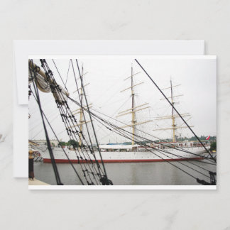 Grand navire blanc - Invitation