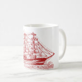 Grand navire - Mug (Devant droit)