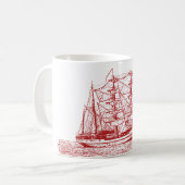 Grand navire - Mug (Devant gauche)