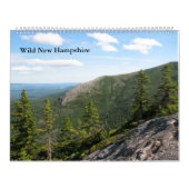 Grand New Hampshire calendrier mural sauvage de (Protection)