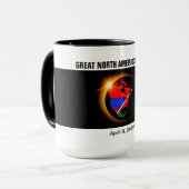 Grand Nord-Américain Eclipse Coffee Mug (Devant gauche)