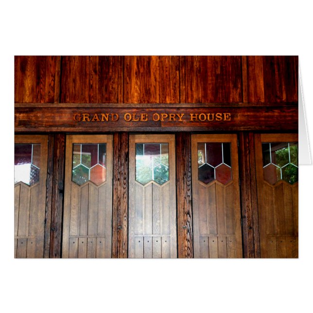 Grand Ole Opry House (Voorkant Horizontaal)