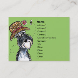 Grand Ole' Schnauzer Cute Visitekaartjes