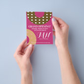 Grand Opening Donut Winkel Evenement Flyer (Hand)