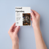 Grand Opening Flyer | Minimaal (Hand)