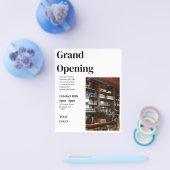 Grand Opening Flyer | Minimaal (Enkel)