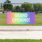 GRAND OPENING Rainbow Banner (Insitu)