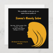 Grand Opening Salon (Goud) Kaart (Voorkant / Achterkant)