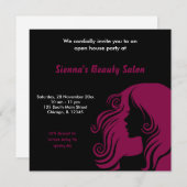 Grand Opening Salon (Maroon) Kaart (Voorkant / Achterkant)